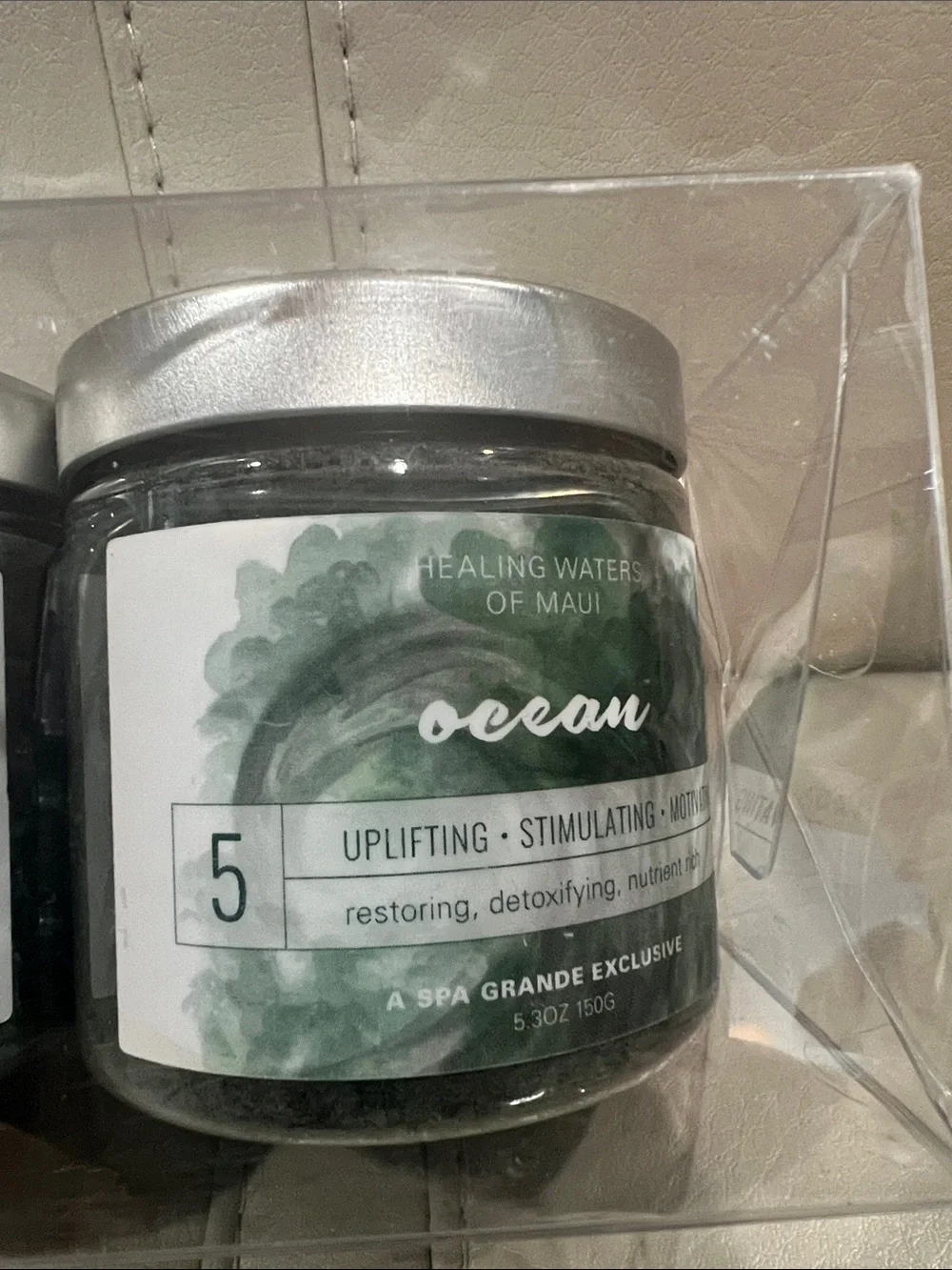 Spa grande bath products clouds waterfall streams rainforest ocean